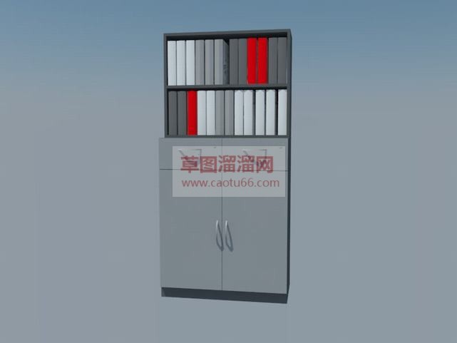 办公简易小书SU模型