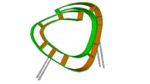 创意书架免费SU模型 免费sketchup模型下载