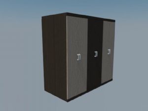 现代衣柜柜子SU模型