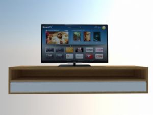 电视机电视柜SU模型