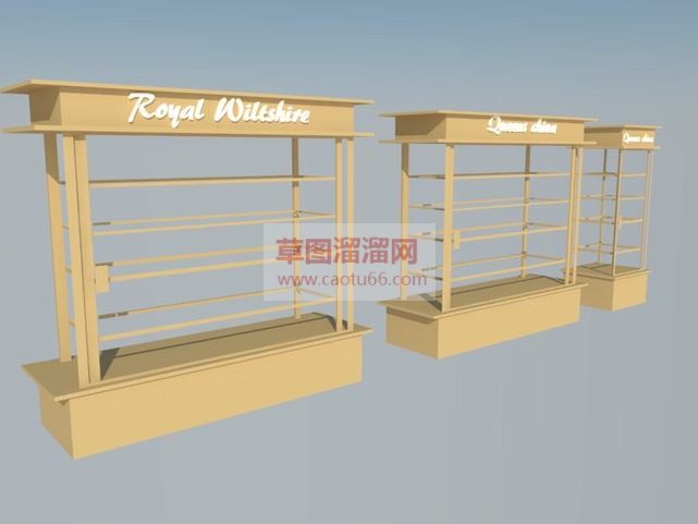商品展示柜展SU模型