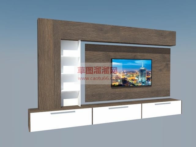 11电视柜SU模型