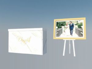 画婚纱店前台SU模型