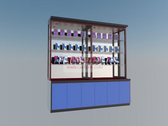 怎么做展示柜SU模型
