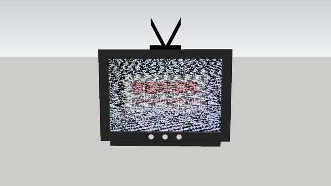 怎么做黑白电SU模型