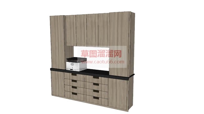 杂物柜子SU模型