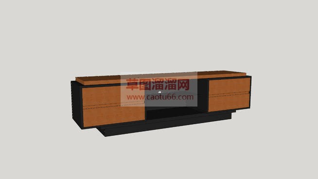 简易电视柜免SU模型