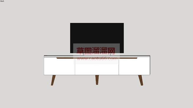 简易电视柜家SU模型