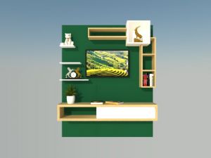 现代简易电视SU模型