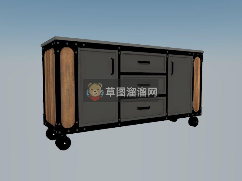 餐柜SU模型
