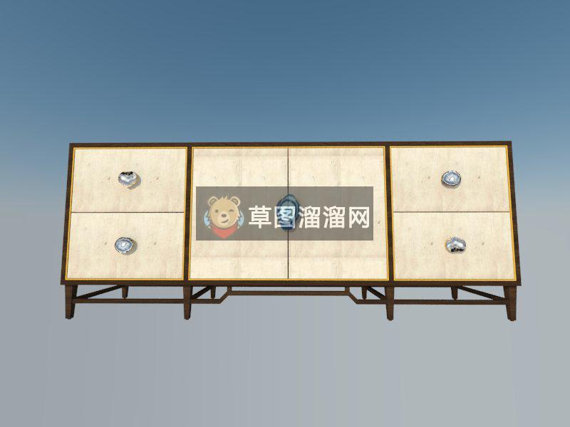 边柜家具SU模型