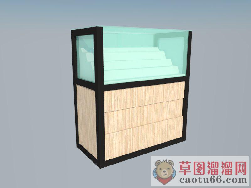 烟酒展示柜烟柜SU模型
