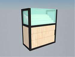 烟酒展示柜烟柜SU模型
