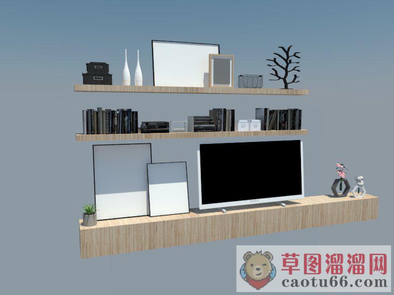 电视柜家具SU模型