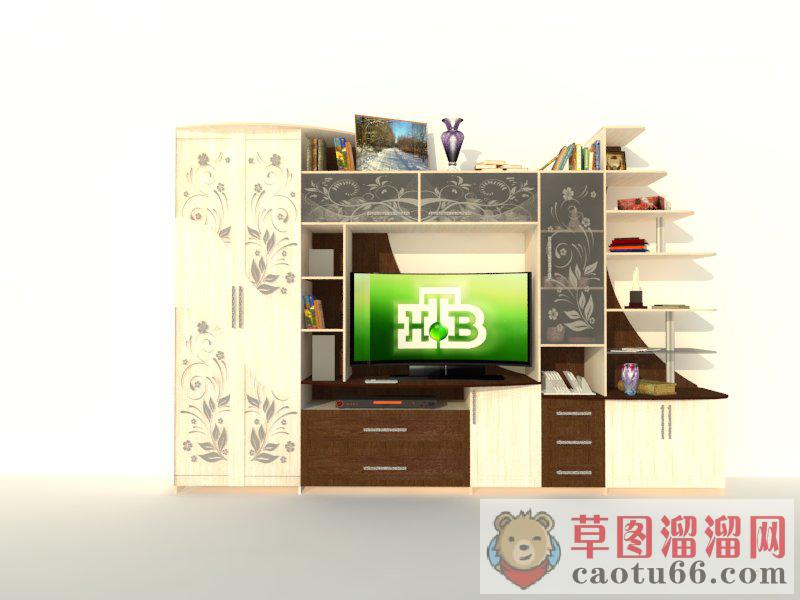 电视柜家具SU模型