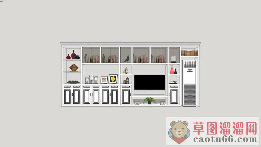 电视柜SU模型