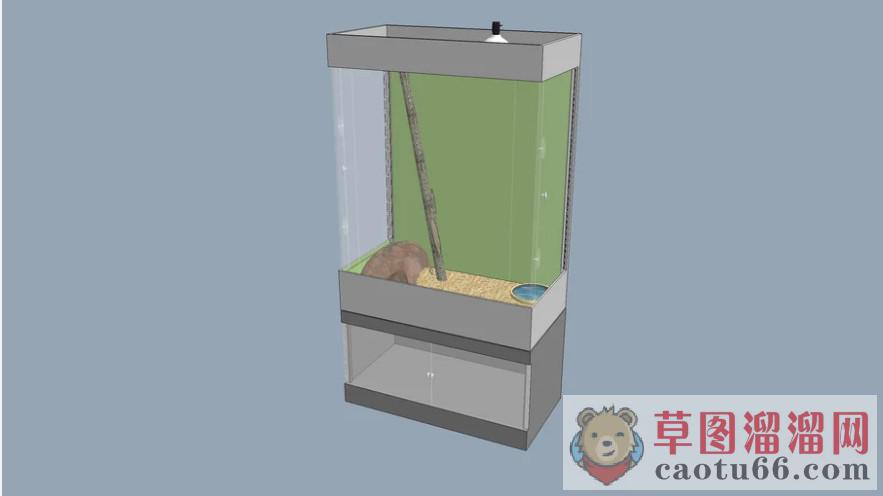 养殖蛇宠物SU模型