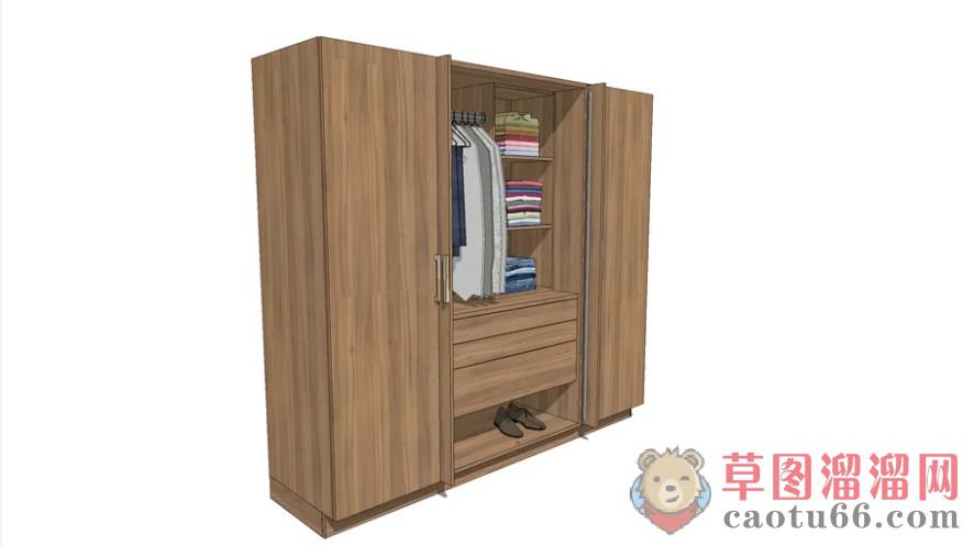 衣柜SU模型