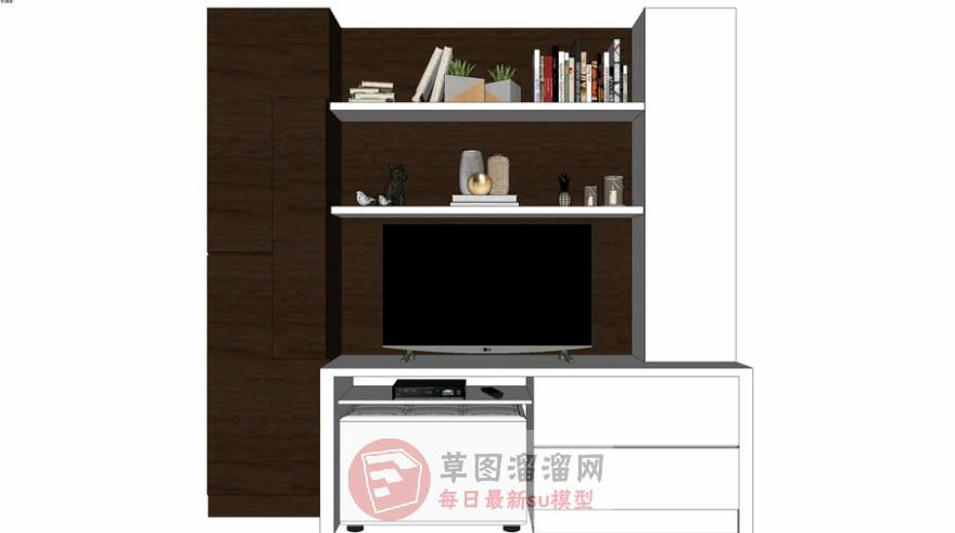 电视柜SU模型