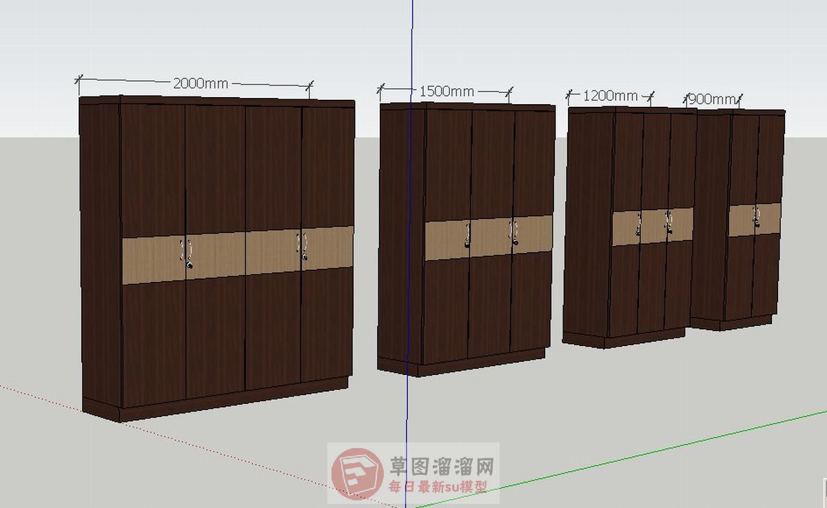 衣柜SU模型