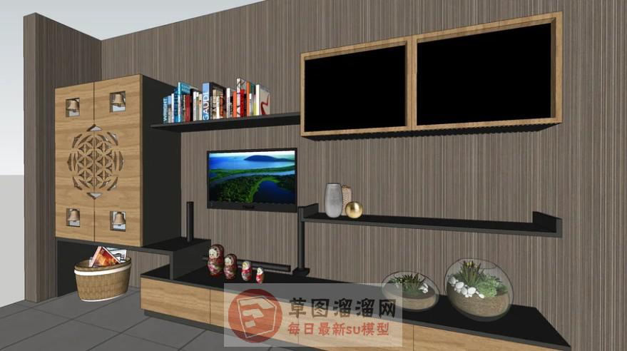 电视柜家具SU模型