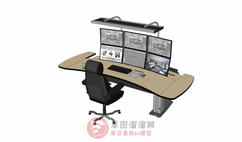监控闭路电视SU模型