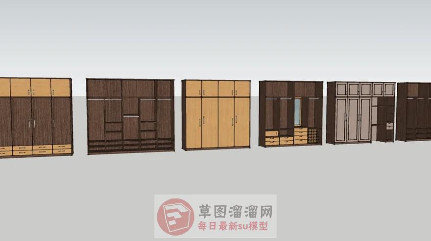 衣柜柜子家具SU模型