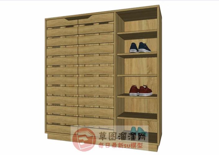 鞋柜家具SU模型
