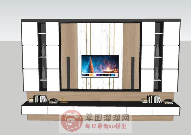 电视柜家具SU模型