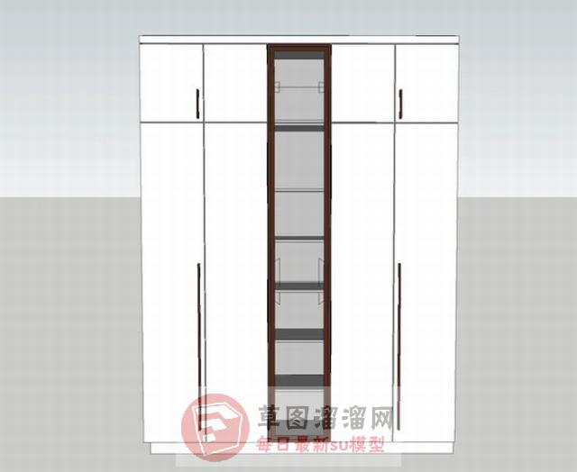 衣柜柜子现代SU模型