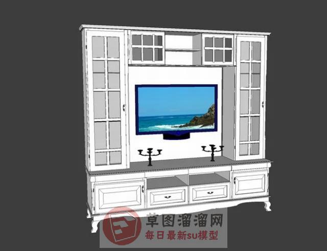 电视柜家具SU模型