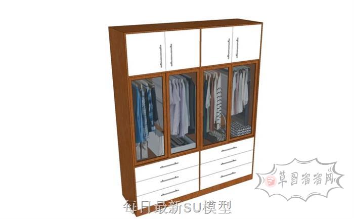衣柜柜子家具SU模型
