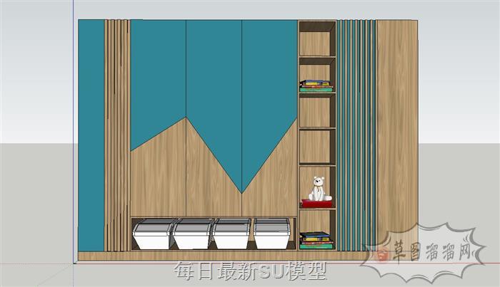 衣柜柜子家具SU模型