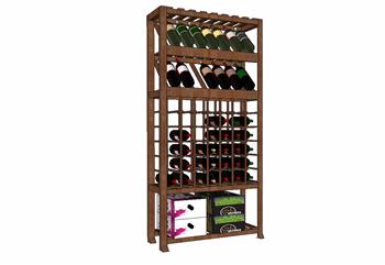 酒柜酒架酒格子SU模型