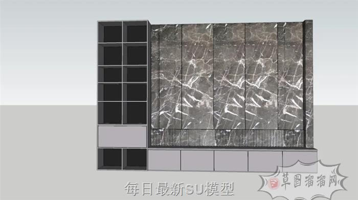 电视柜家具SU模型