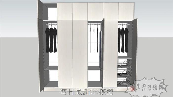 衣柜柜子家具SU模型