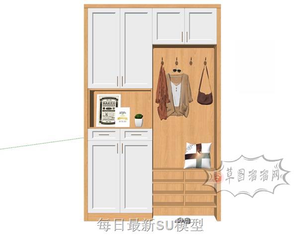 鞋柜SU模型