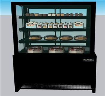 蛋糕展柜SU模型