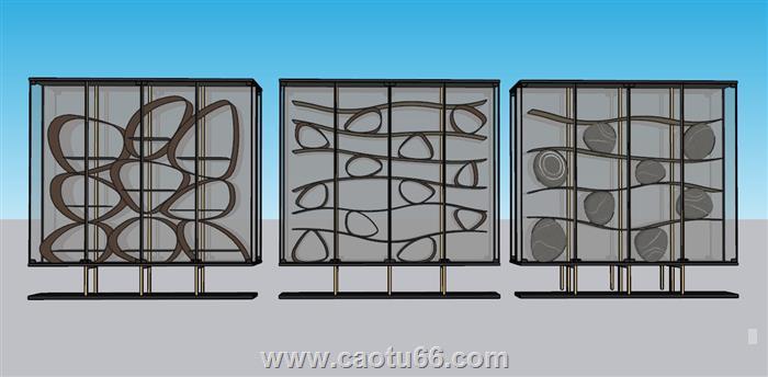 装饰柜展柜SU模型