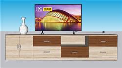 电视机电视柜SU模型