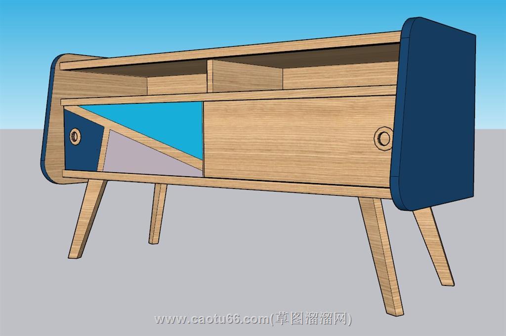 电视柜SU模型