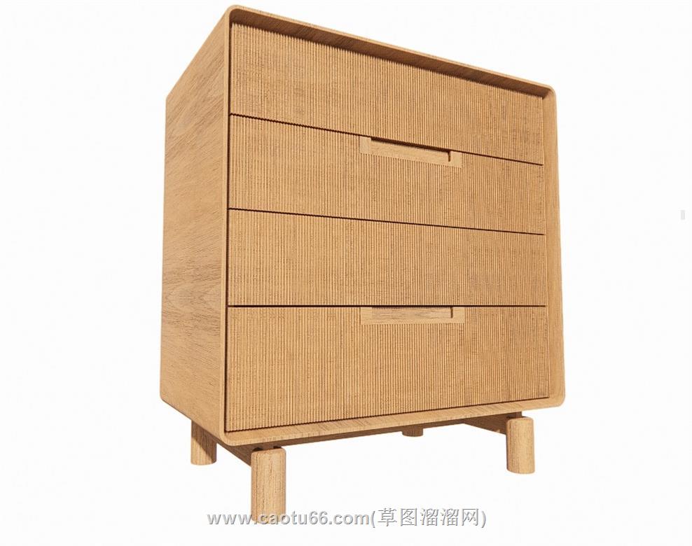 矮柜边柜SU模型