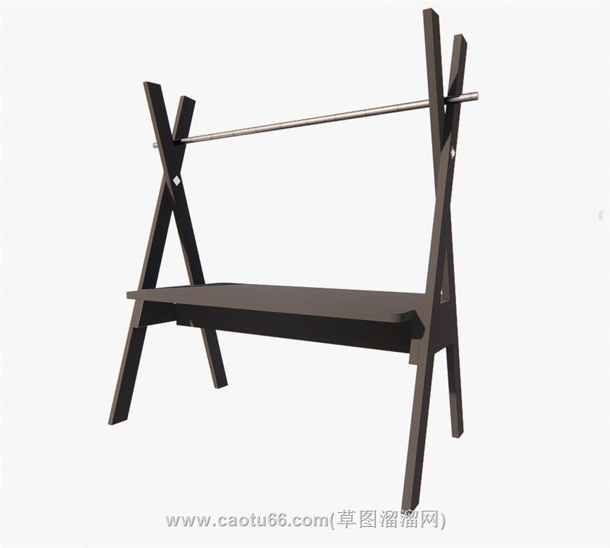 架子衣架SU模型
