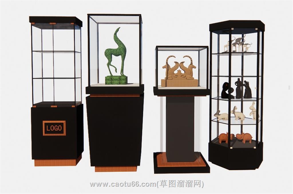 展柜SU模型
