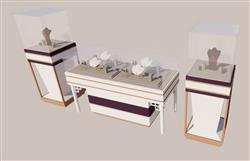 珠宝首饰展柜SU模型