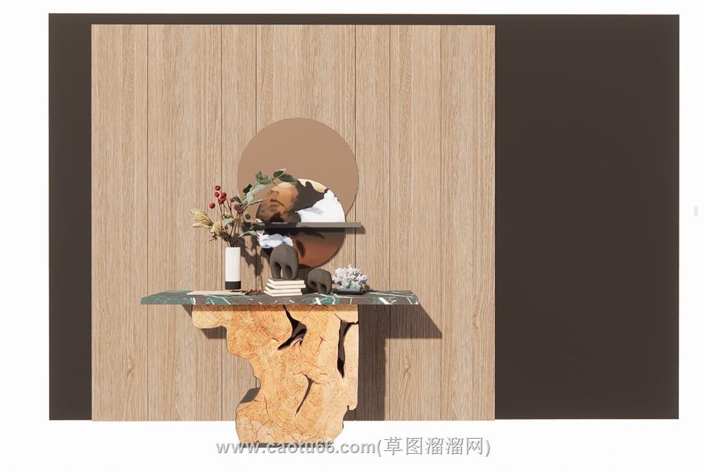 端景台SU模型