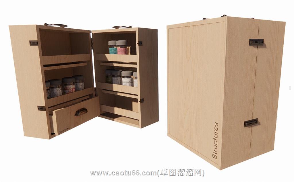 收纳SU模型