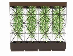 绿植柜装饰柜SU模型