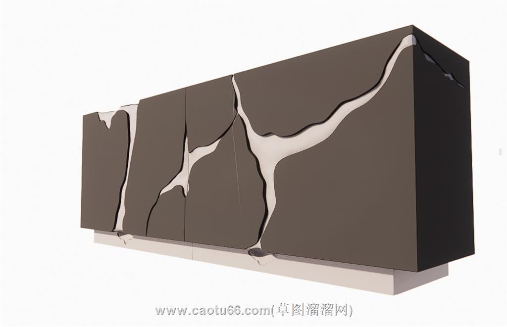 边桌柜SU模型