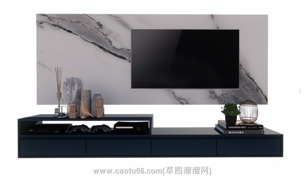 电视柜SU模型